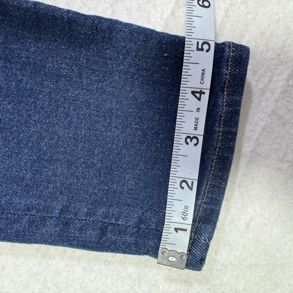Madewell 9 Inch Mid-Rise Skinny Jeans Dark Wash Blue Size 31 Denim